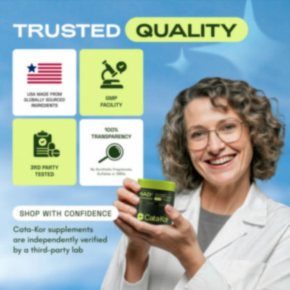 Cata-Kor NAD+ Advanced-NAD Supplement with Resveratrol